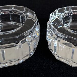 Two Crystal CoA Crystal of America Tealight Holders